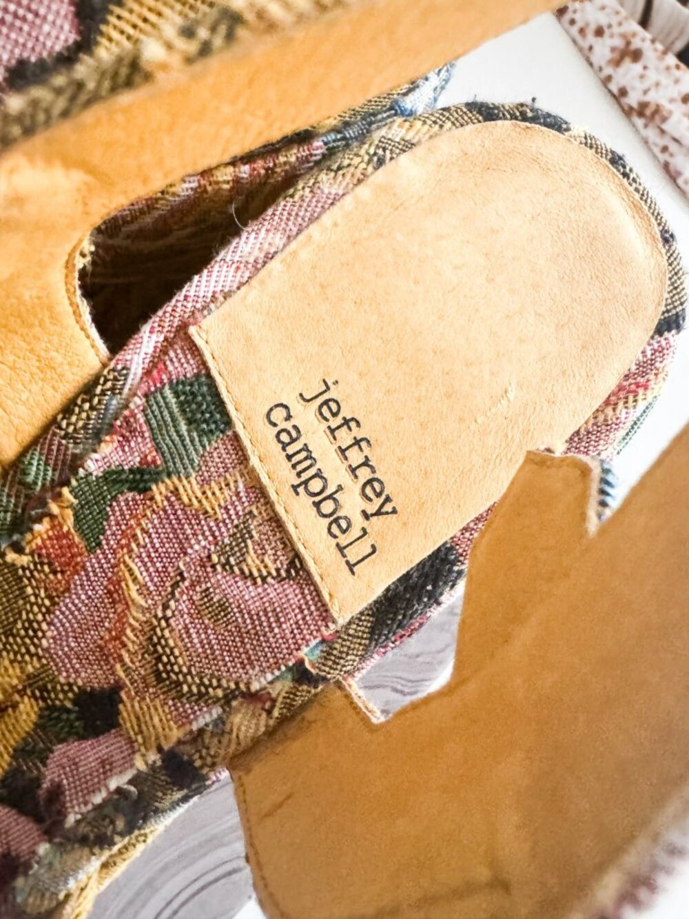 Jeffrey Campbell Floral Tapestry BOHEMIAN Wedge Heels 11 - Picture 8 of 10